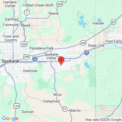 Map to  office in Spokane Valley, WA