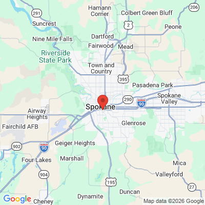 Map to  office in Spokane, WA
