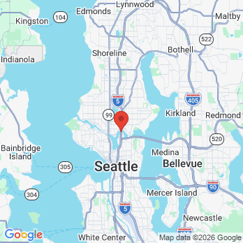 Map to Wallace & Solhaug Family Dentistry office in Seattle, WA