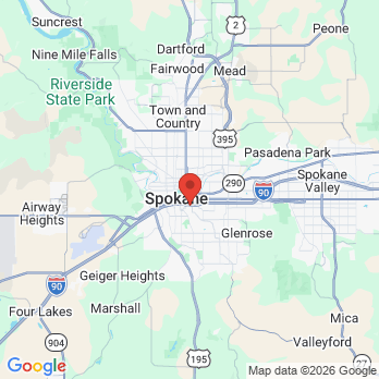Map to Prosser Dentistry office in Spokane, WA