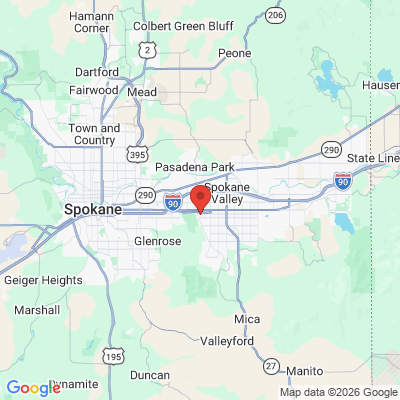 Map to  office in Spokane Valley, WA