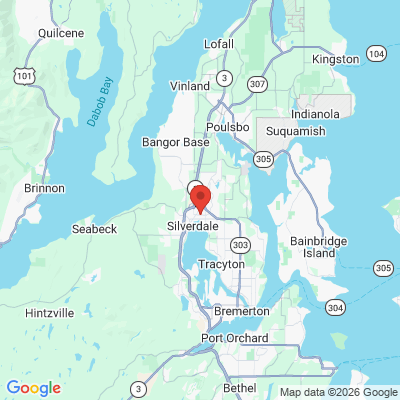 Map to  office in Silverdale, WA