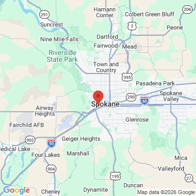 Map to  office in Spokane, WA