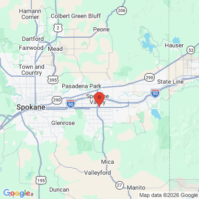 Map to  office in Spokane Valley, WA