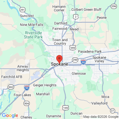 Map to  office in Spokane, WA