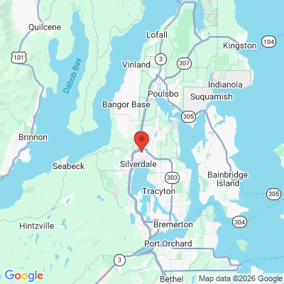 Map to  office in Silverdale, WA
