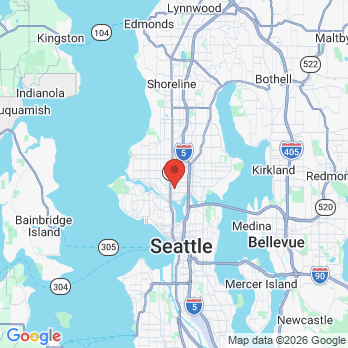 Map to Greenlake Family Dentistry office in Seattle, WA