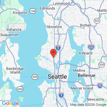 Map to Urban dental group office in Seattle, WA