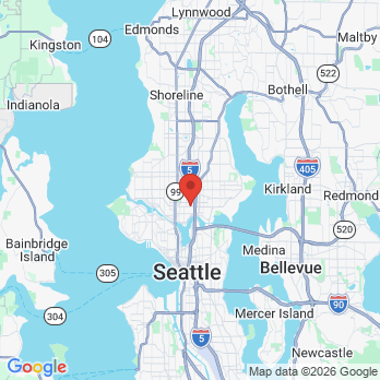 Map to Wallingford Smiles office in Seattle, WA