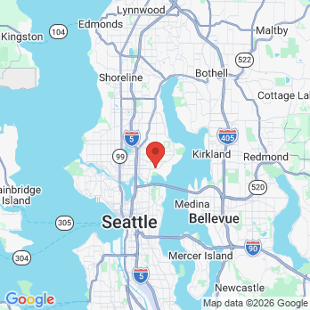 Map to Union Bay Dental Care office in Seattle, WA