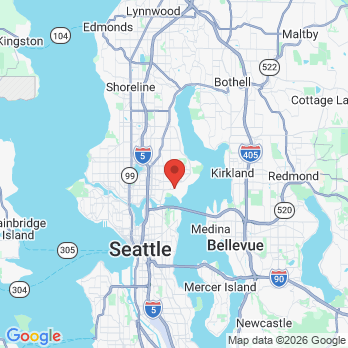 Map to LINA KIM Dental office in Seattle, WA