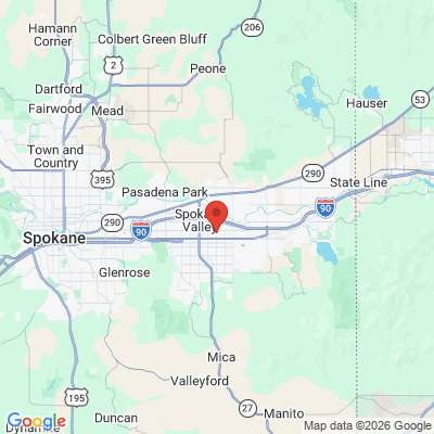 Map to  office in Spokane Valley, WA