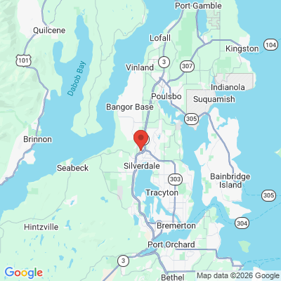 Map to  office in Silverdale, WA
