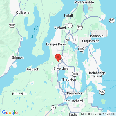 Map to  office in Silverdale, WA