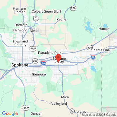 Map to  office in Spokane Valley, WA