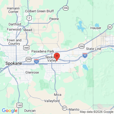 Map to  office in Spokane Valley, WA