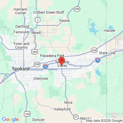 Map to  office in Spokane Valley, WA