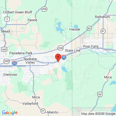 Map to  office in Liberty Lake, WA
