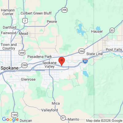 Map to  office in Spokane Valley, WA