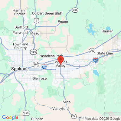 Map to  office in Spokane Valley, WA