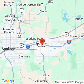 Map to Weiand & Weiand office in Spokane Valley, WA