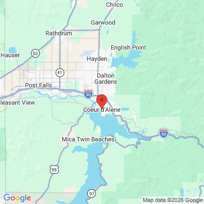Map to  office in Coeur D Alene, ID
