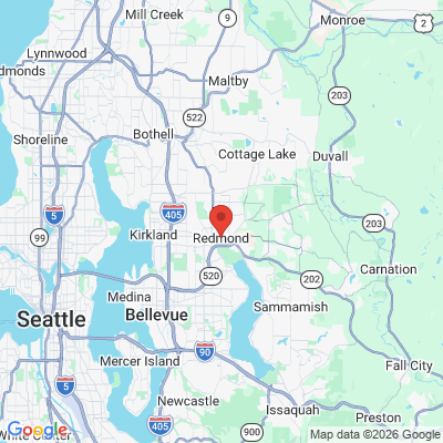 Map to  office in Redmond, WA