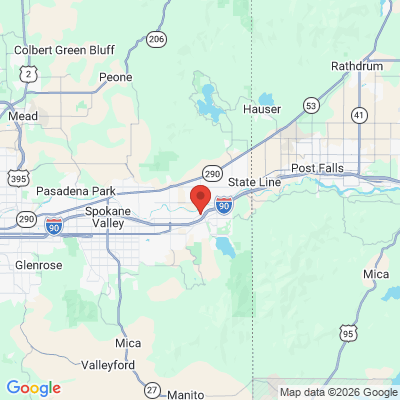 Map to  office in Liberty Lake, WA