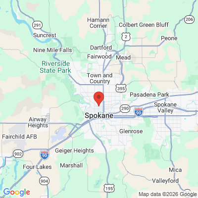 Map to  office in Spokane, WA