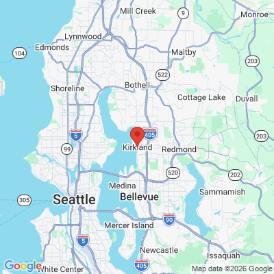 Map to  office in Kirkland, WA