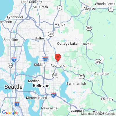 Map to  office in Redmond, WA