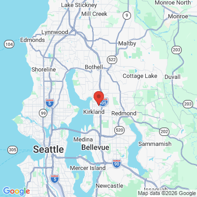 Map to  office in Kirkland, WA