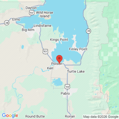 Map to  office in Polson, MT