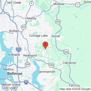 Map to Novelty Hill Family Dentistry office in Redmond, WA