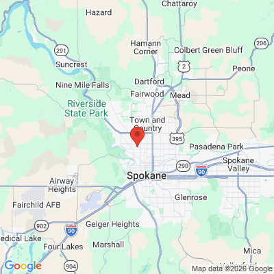 Map to  office in Spokane, WA