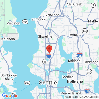 Map to Melissa A. Lee, DDS office in Seattle, WA