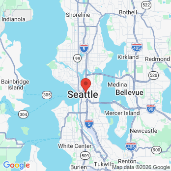 Map to Amato Dental Group office in Seattle, WA
