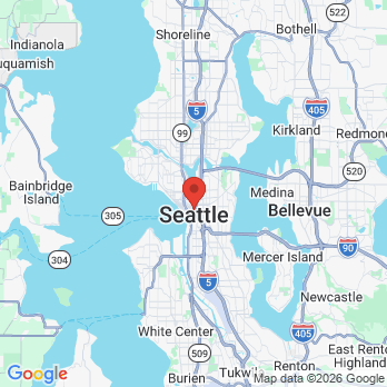 Map to Charles R. Young, D.D.S. office in Seattle, WA