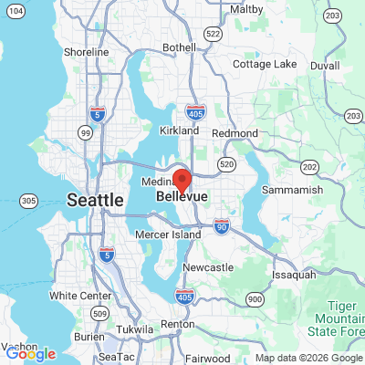 Map to  office in Bellevue, WA