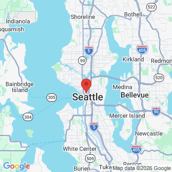 Map to Seattle Dentistry office in Seattle, WA
