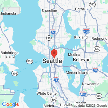 Map to Pinnacle Dental Care office in Seattle, WA