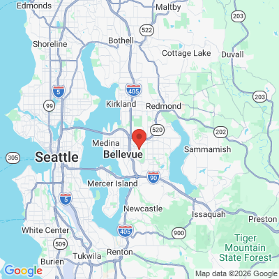 Map to  office in Bellevue, WA