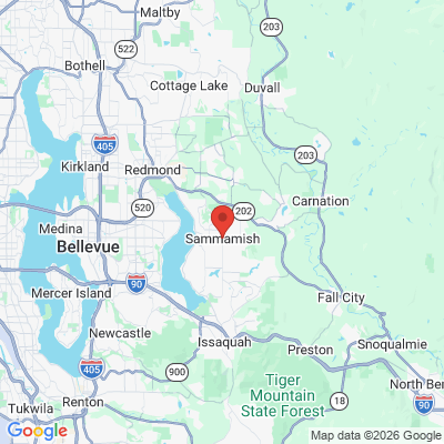 Map to  office in Sammamish, WA