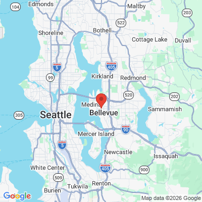 Map to  office in Bellevue, WA