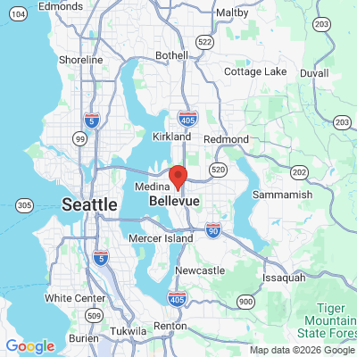 Map to  office in Bellevue, WA