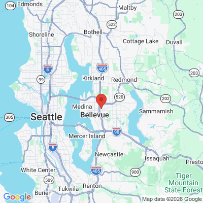 Map to  office in Bellevue, WA