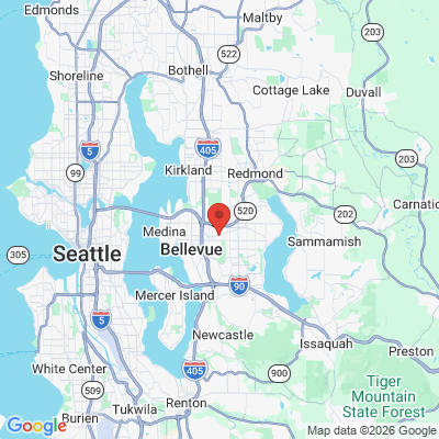 Map to  office in Bellevue, WA