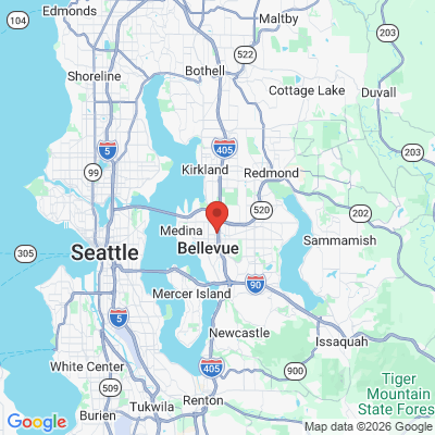 Map to  office in Bellevue, WA