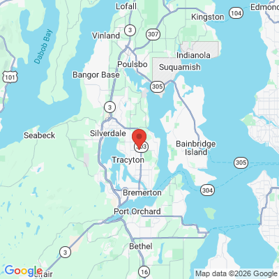 Map to  office in Bremerton, WA