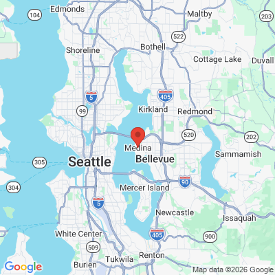 Map to  office in Medina, WA
